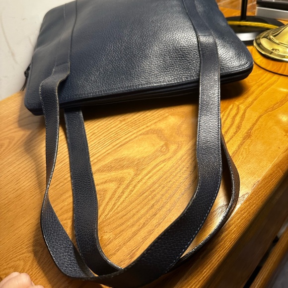 Dior Navy Blue Leather Shoulder Bag - Picture 8 of 11
